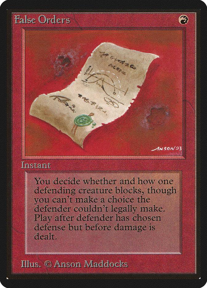 False Orders [Beta Edition] - Trinity Hobby