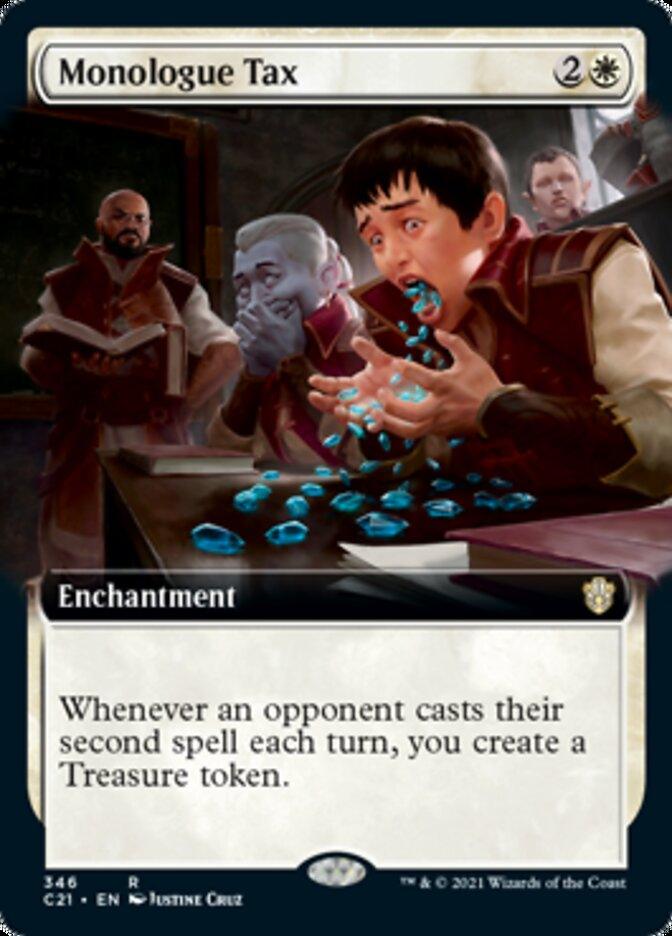 Monologue Tax (Extended Art) [Commander 2021] - Trinity Hobby