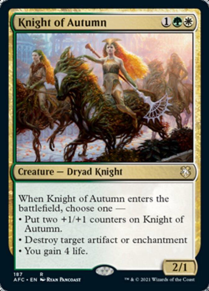 Knight of Autumn [Dungeons & Dragons: Adventures in the Forgotten Realms Commander] - Trinity Hobby