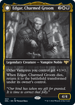 Edgar, Charmed Groom // Edgar Markov's Coffin [Innistrad: Double Feature] - Trinity Hobby
