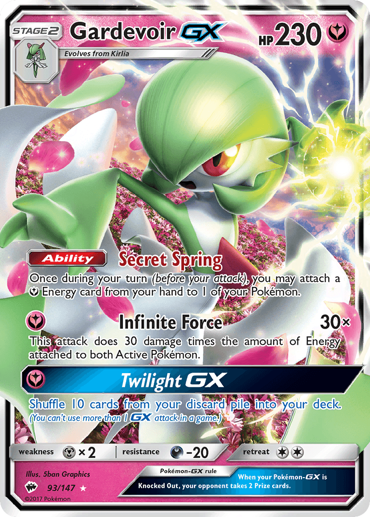 Gardevoir GX (93/147) [Sun & Moon: Burning Shadows] - Trinity Hobby