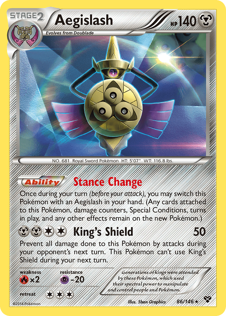 Aegislash (86/146) [XY: Base Set] - Trinity Hobby