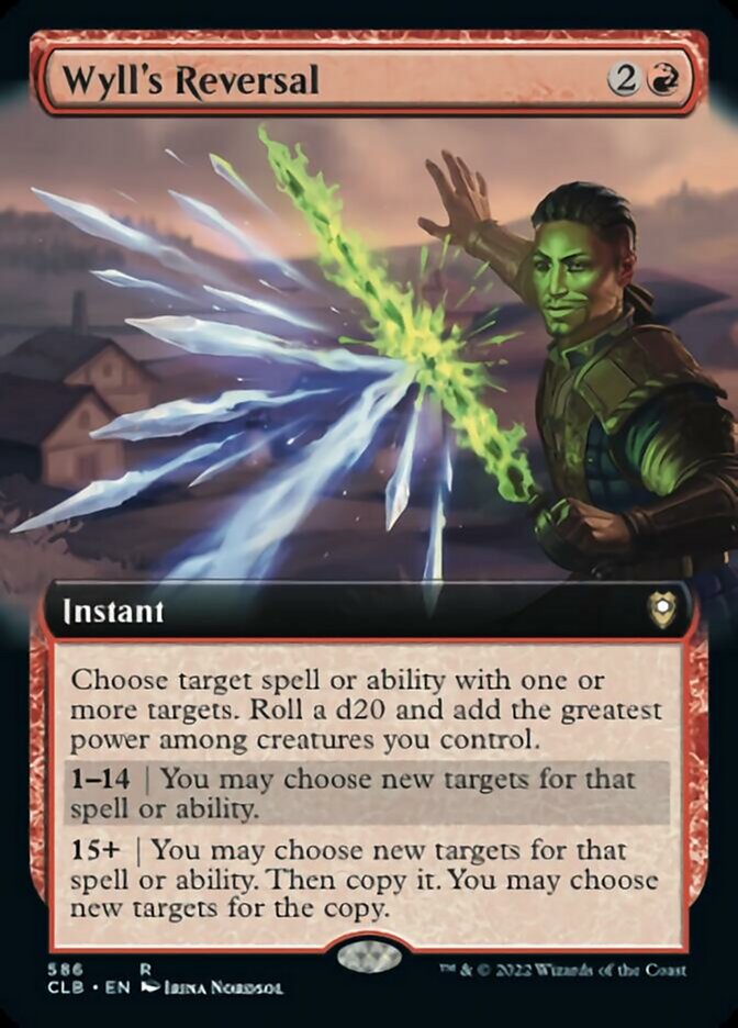 Wyll's Reversal (Extended Art) [Commander Legends: Battle for Baldur's Gate] - Trinity Hobby