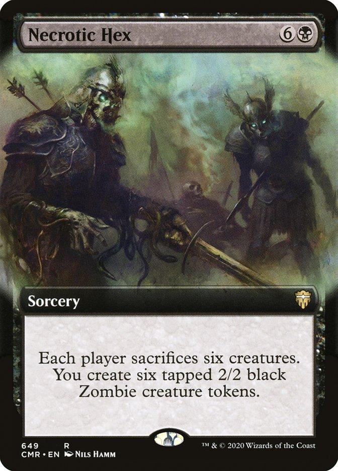 Necrotic Hex (Extended Art) [Commander Legends] - Trinity Hobby