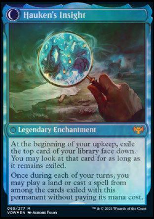 Jacob Hauken, Inspector // Hauken's Insight [Innistrad: Crimson Vow Prerelease Promos] - Trinity Hobby
