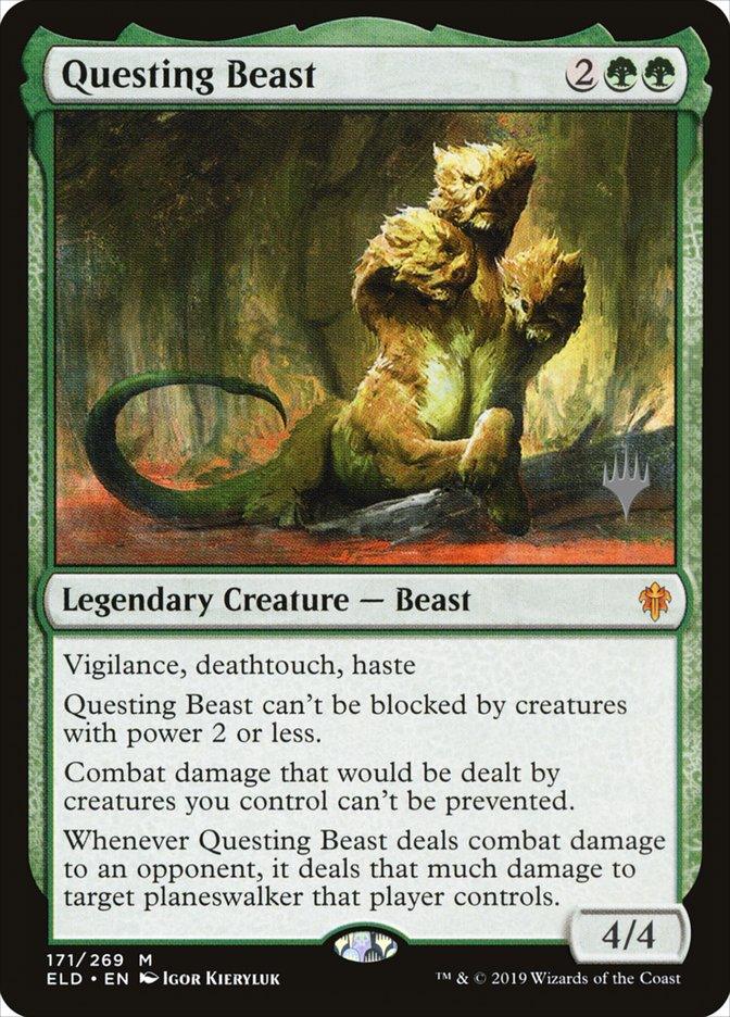 Questing Beast (Promo Pack) [Throne of Eldraine Promos] - Trinity Hobby