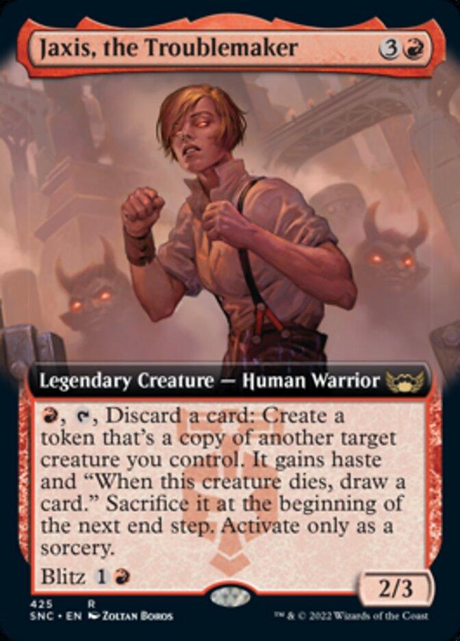 Jaxis, the Troublemaker (Extended Art) [Streets of New Capenna] - Trinity Hobby