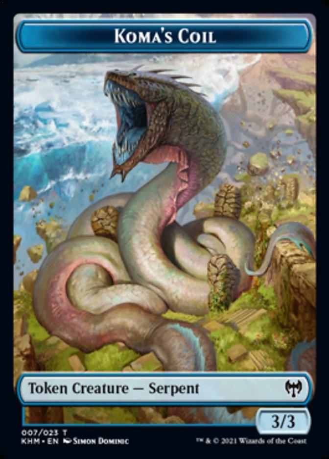 Koma's Coil Token [Kaldheim Tokens] - Trinity Hobby