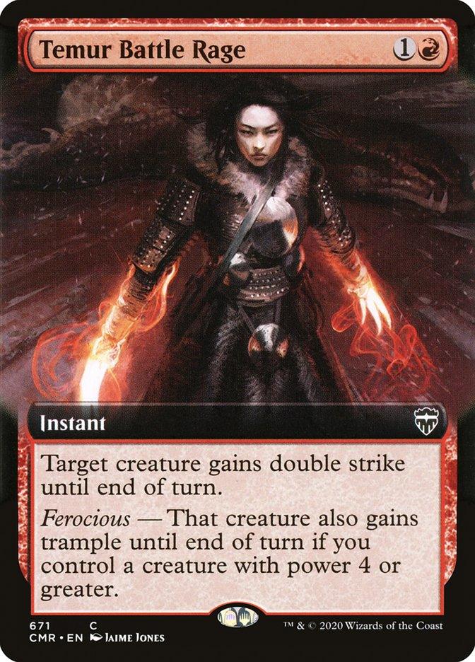 Temur Battle Rage (Extended Art) [Commander Legends] - Trinity Hobby