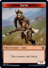 Satyr // Gold Double-Sided Token [Theros Beyond Death Tokens] - Trinity Hobby