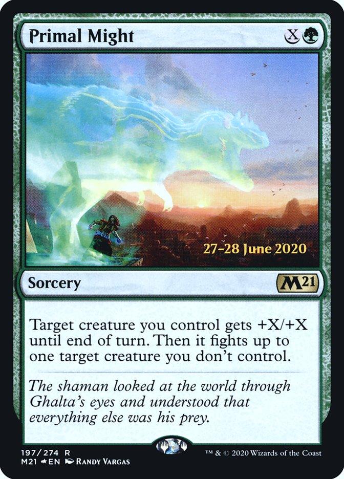 Primal Might [Core Set 2021 Prerelease Promos] - Trinity Hobby