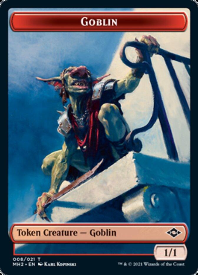 Clue (14) // Goblin Double-Sided Token [Modern Horizons 2 Tokens] - Trinity Hobby