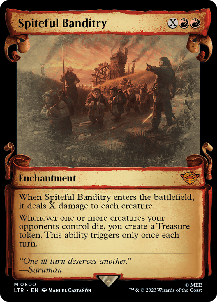 Spiteful Banditry [The Lord of the Rings: Tales of Middle-Earth Showcase Scrolls] - Trinity Hobby