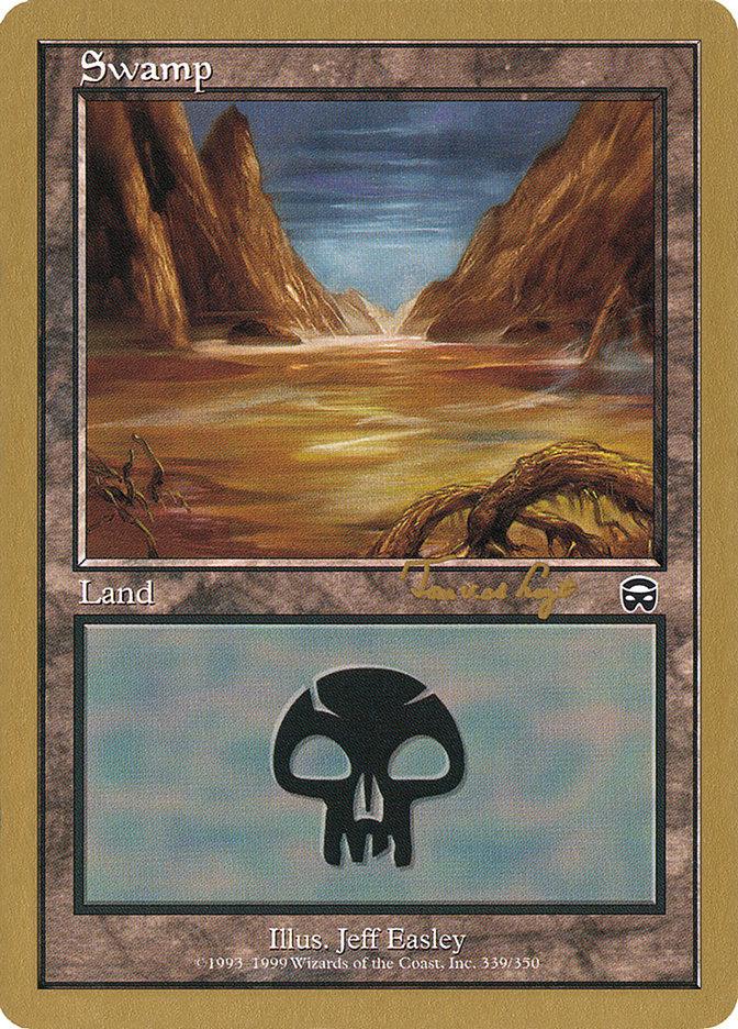 Swamp (tvdl339a) (Tom van de Logt) [World Championship Decks 2001] - Trinity Hobby