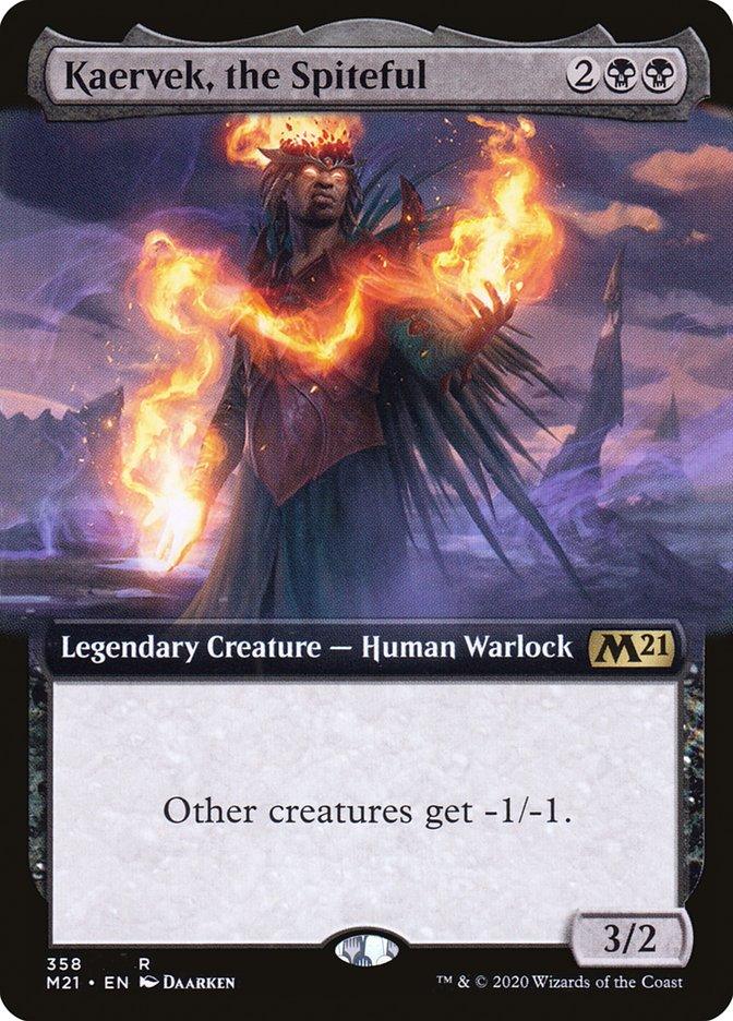 Kaervek, the Spiteful (Extended Art) [Core Set 2021] - Trinity Hobby