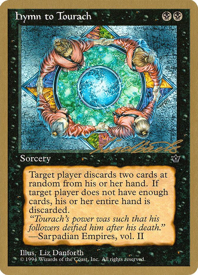 Hymn to Tourach (Circle) (Leon Lindback) [Pro Tour Collector Set] - Trinity Hobby