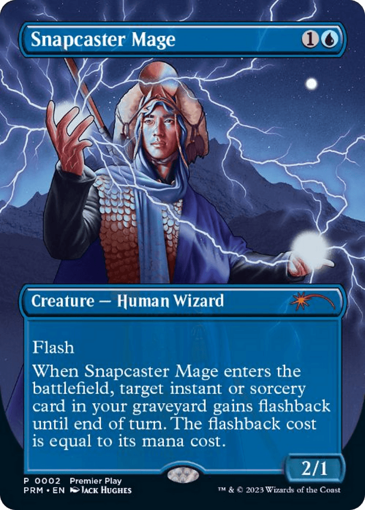 Snapcaster Mage (Borderless Alternate Art) [Regional Championship Qualifiers 2023] - Trinity Hobby