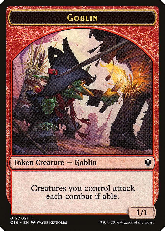 Goblin // Zombie Double-Sided Token [Commander 2016 Tokens] - Trinity Hobby