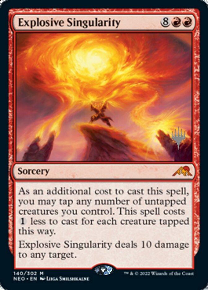 Explosive Singularity (Promo Pack) [Kamigawa: Neon Dynasty Promos] - Trinity Hobby