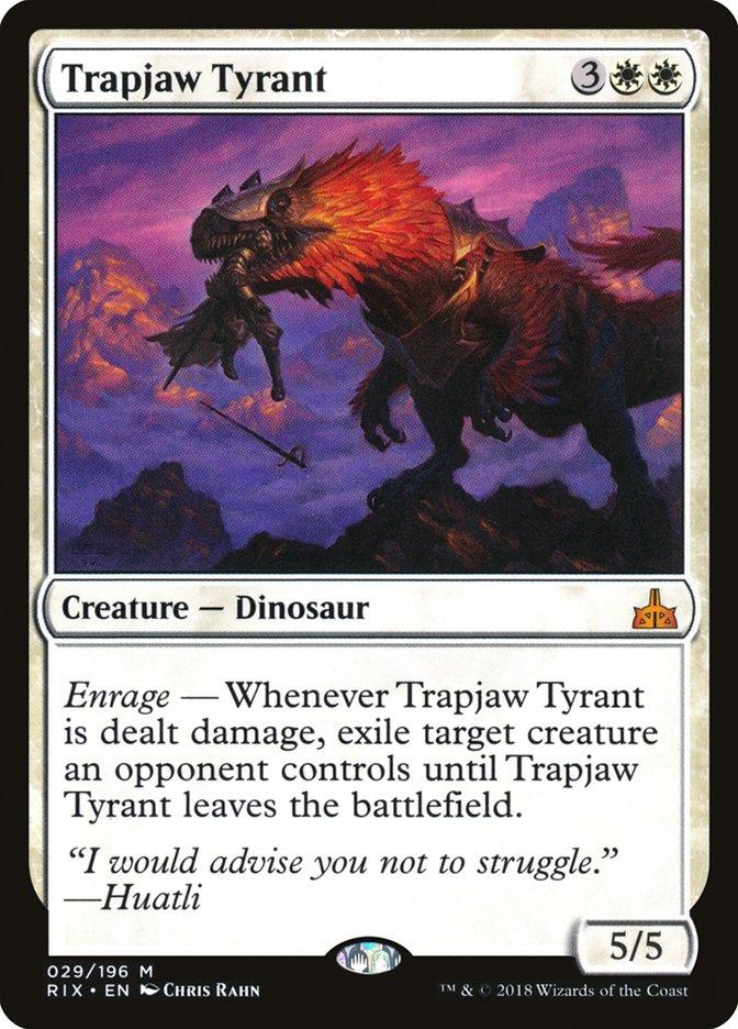 Trapjaw Tyrant [Rivals of Ixalan] - Trinity Hobby