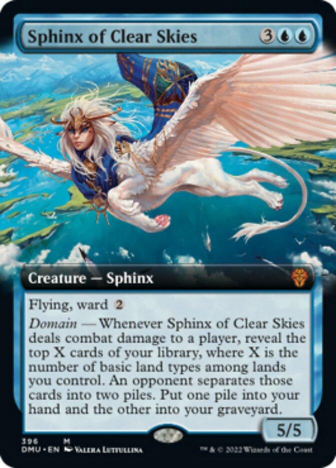 Sphinx of Clear Skies (Extended Art) [Dominaria United] - Trinity Hobby