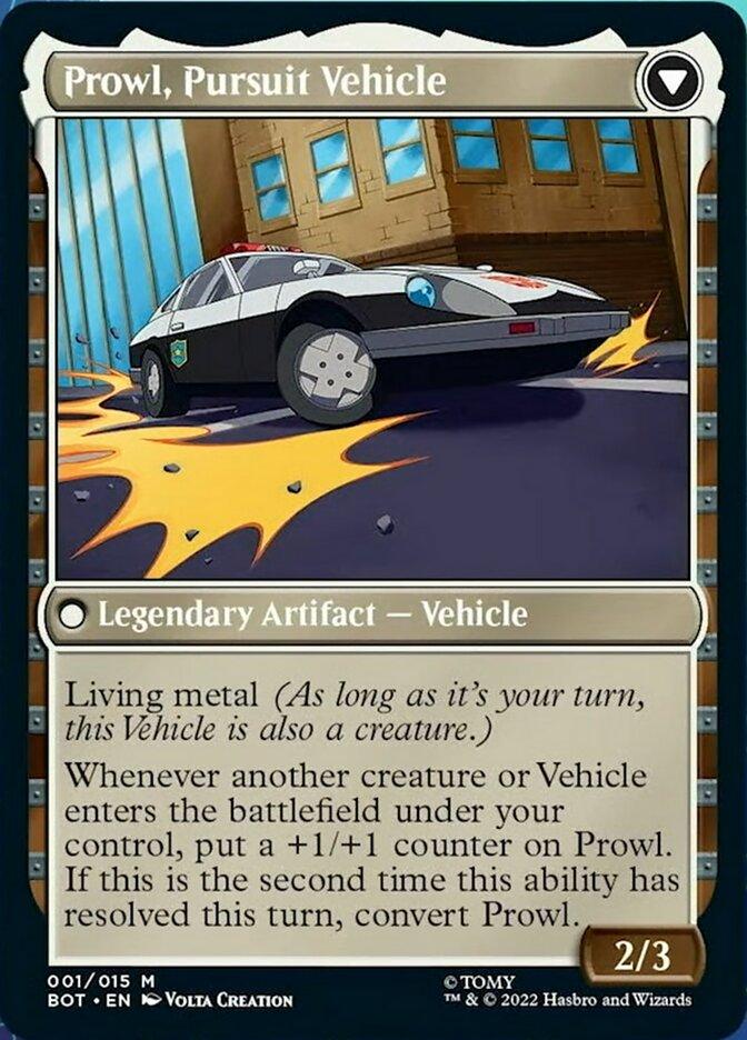 Prowl, Stoic Strategist // Prowl, Pursuit Vehicle [Transformers] - Trinity Hobby