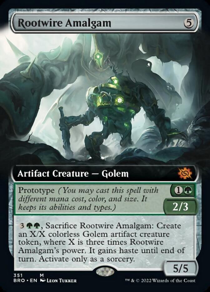 Rootwire Amalgam (Extended Art) [The Brothers' War] - Trinity Hobby