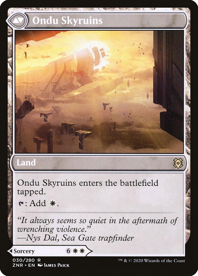 Ondu Inversion // Ondu Skyruins [Zendikar Rising] - Trinity Hobby