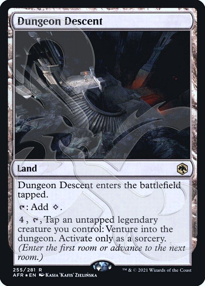 Dungeon Descent (Ampersand Promo) [Dungeons & Dragons: Adventures in the Forgotten Realms Promos] - Trinity Hobby