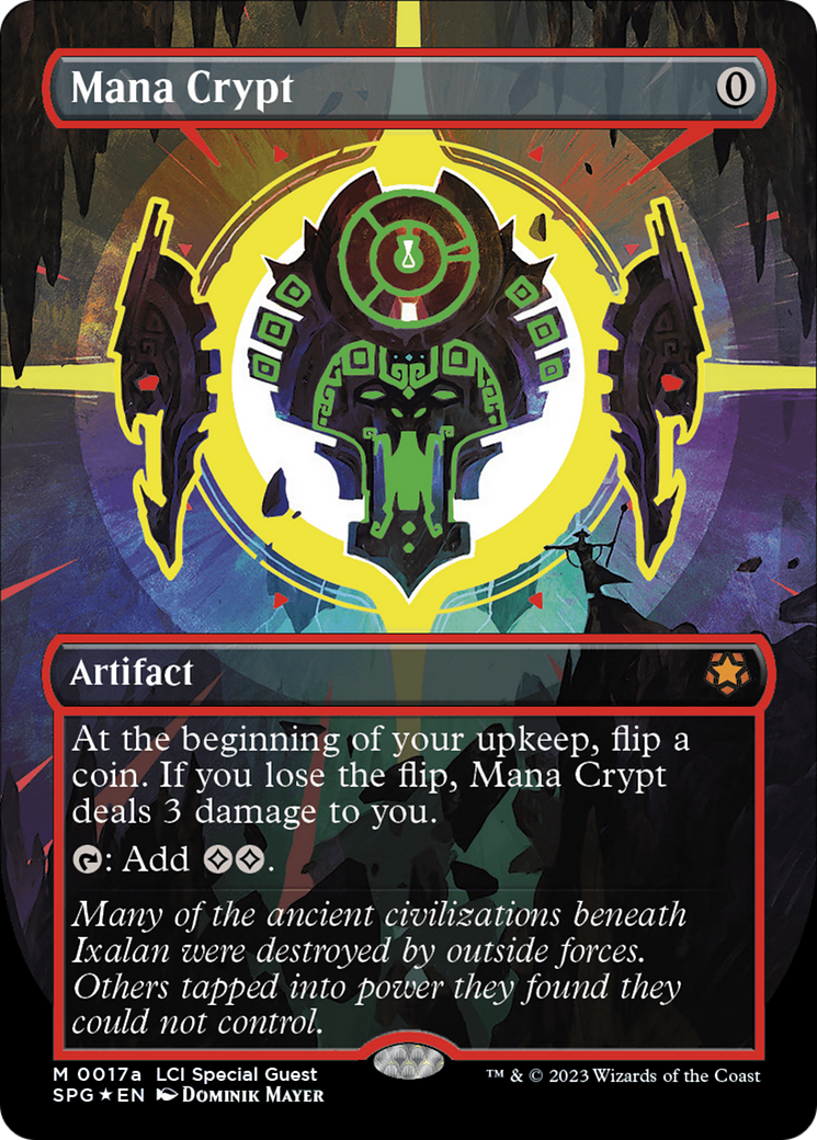 Mana Crypt (0017a) (Borderless) [The Lost Caverns of Ixalan Special Guests] - Trinity Hobby