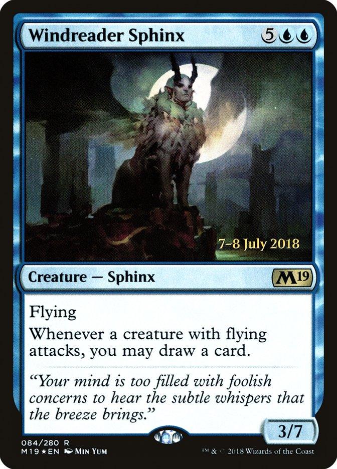 Windreader Sphinx [Core Set 2019 Prerelease Promos] - Trinity Hobby