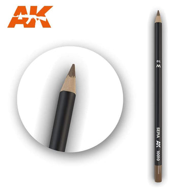 AK Interactive: AK Interactive Watercolor Pencil Sepia - Trinity Hobby