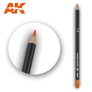 AK Interactive: AK Interactive Watercolor Pencil Strong Ocher - Trinity Hobby