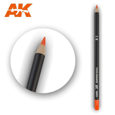 AK Interactive: AK Interactive Watercolor Pencil Vivid Orange - Trinity Hobby