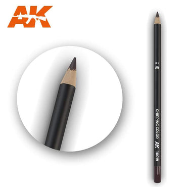AK Interactive: AK Interactive Watercolor Pencil Chipping Color - Trinity Hobby
