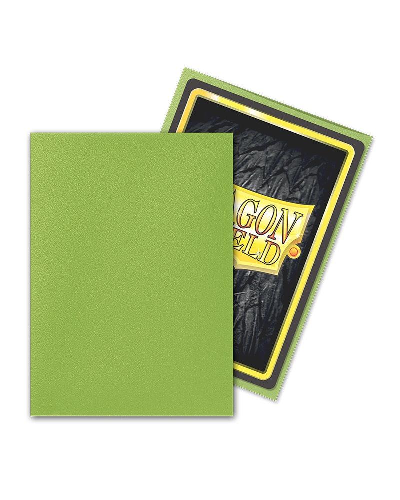 DRAGON SHIELD SLEEVES LIME MATTE 100CT - Trinity Hobby