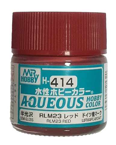 AQUEOUS HOBBY COLOR - H414 RLM23 RED [GERMAN LUFTWAFFE AIRCLAF] - Trinity Hobby