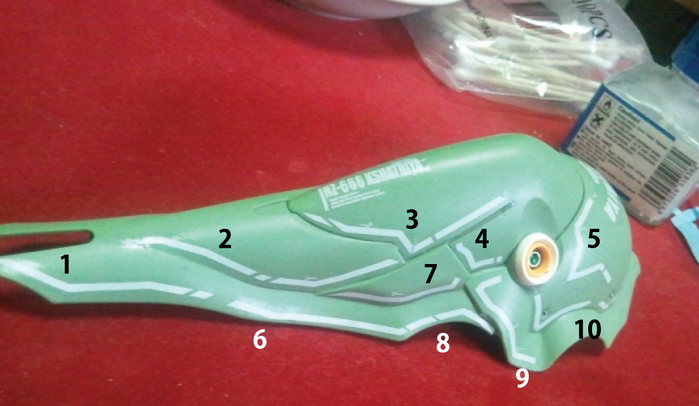 Delpi Decals: HG Kshatriya Luminous Water Decal - Trinity Hobby