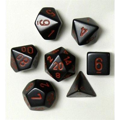 Opaque: 7Pc Black / Red - Trinity Hobby