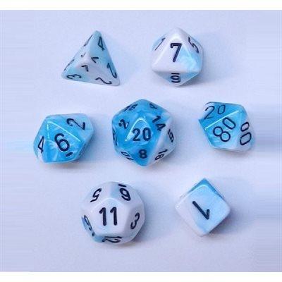 Gemini: 7Pc White-Teal / Black - Trinity Hobby