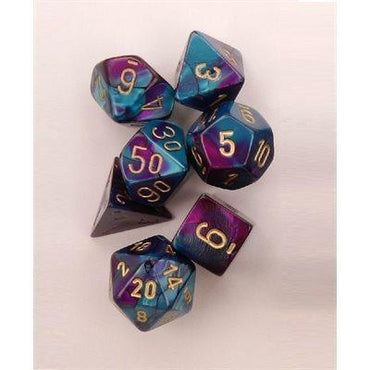 Gemini: 7Pc Purple-Teal / Gold - Trinity Hobby