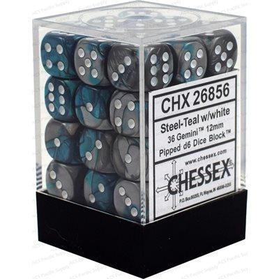 Gemini: 36D6 Steel-Teal/White - Trinity Hobby