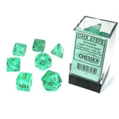 Borealis: 7Pc Light Green / Gold Luminary - Trinity Hobby
