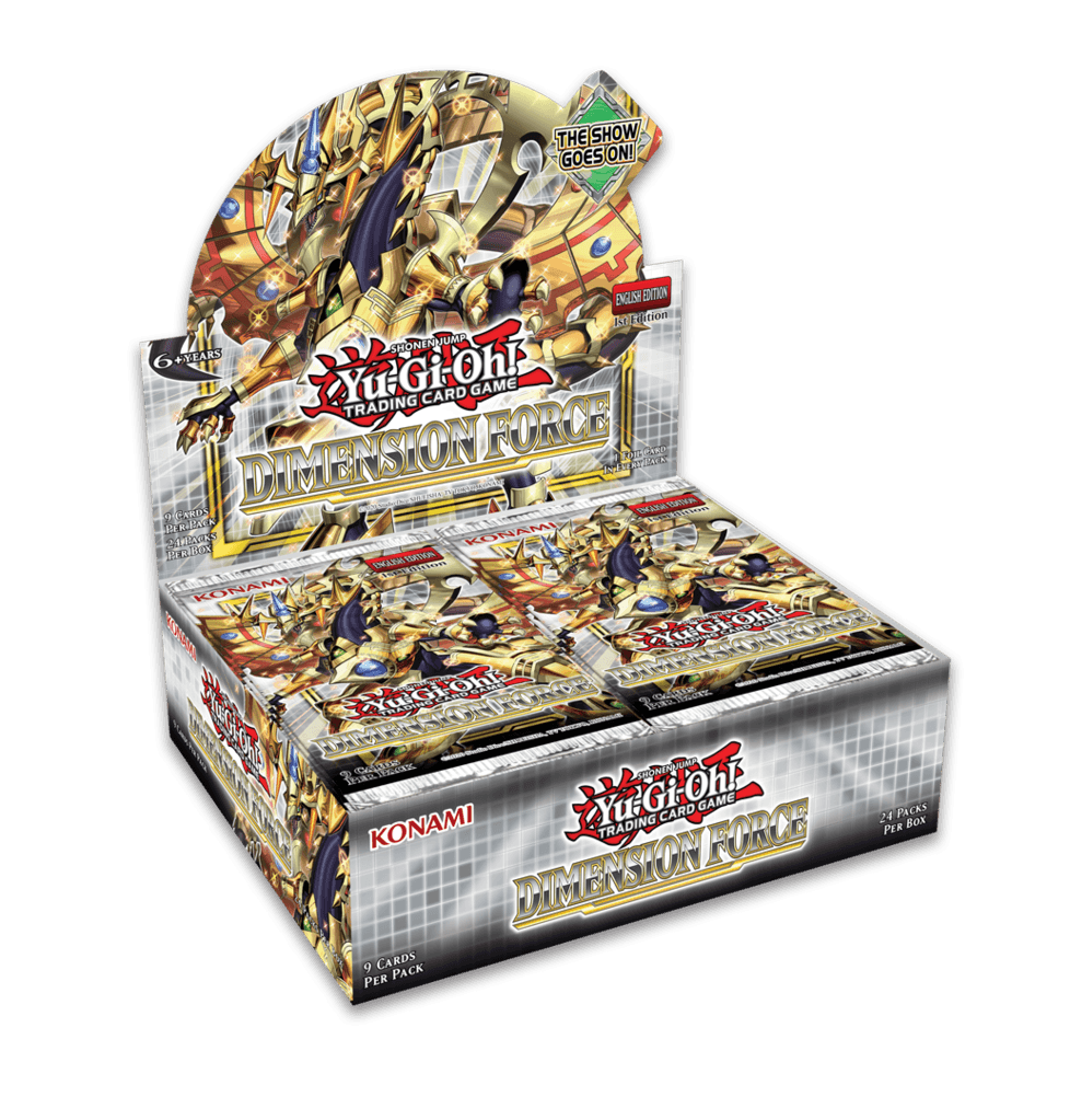 Yugioh - Dimension Force 1st Edition Booster Box Case - Trinity Hobby