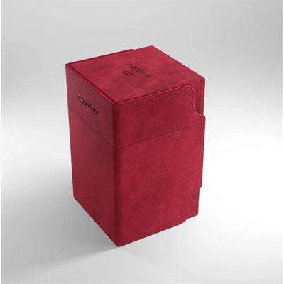 Deck Box: Watchtower XL Red (100ct) - Trinity Hobby