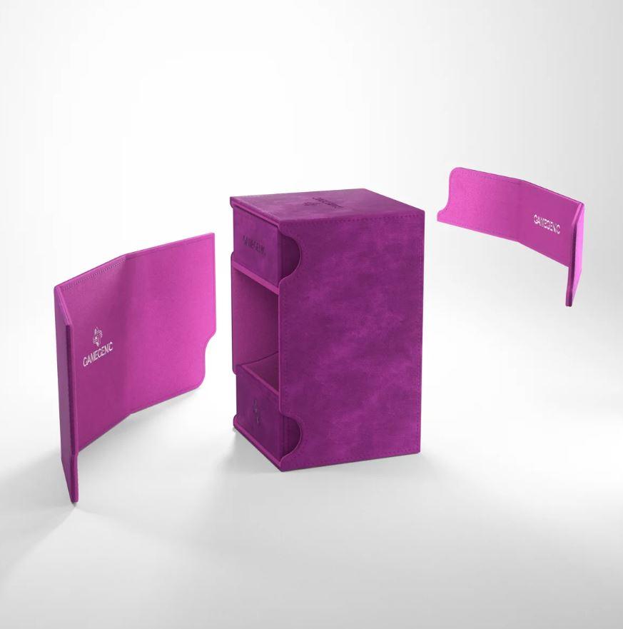 Deck Box: Watchtower XL Purple (100ct) - Trinity Hobby