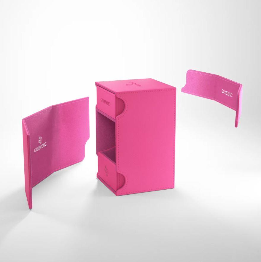Deck Box: Watchtower XL Pink (100ct) - Trinity Hobby