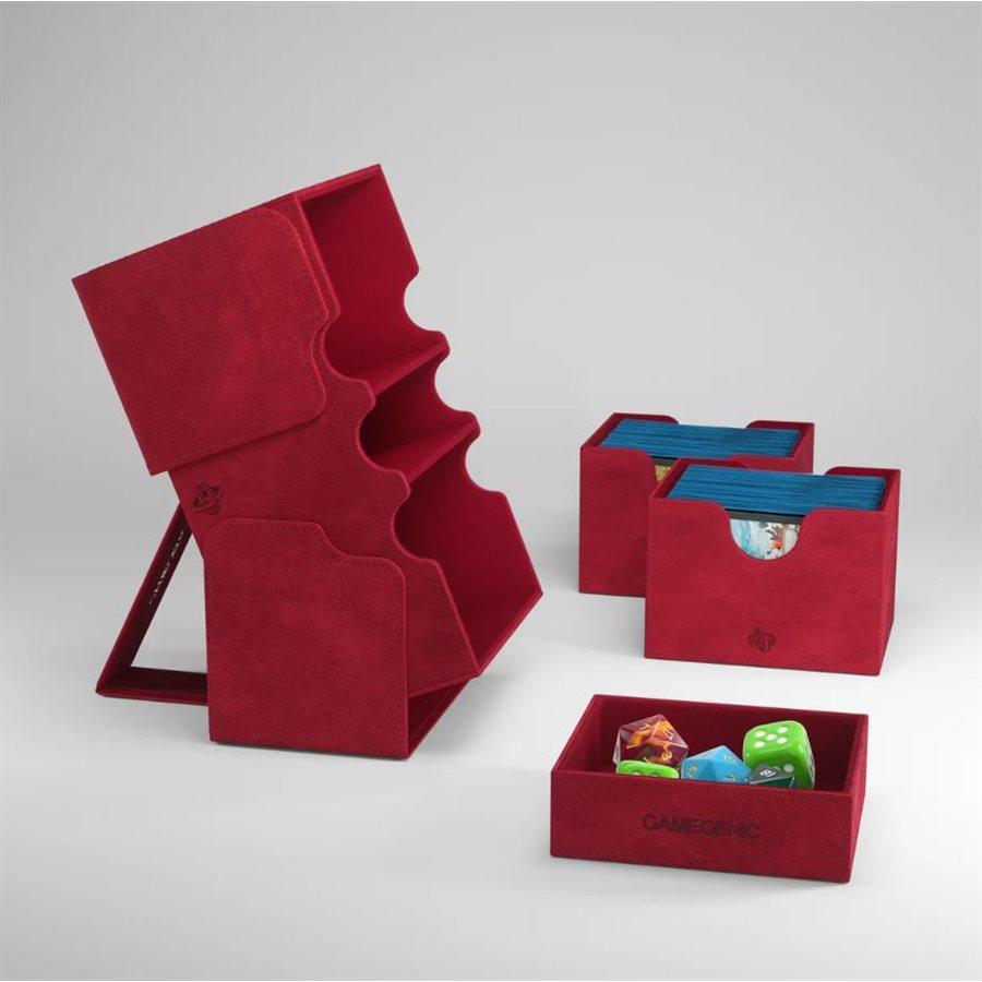 Deck Box: Stronghold XL Red (200ct) - Trinity Hobby