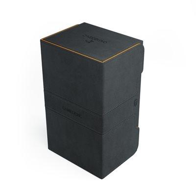 Deck Box: Stronghold Convertible XL Exclusive Line Black/Orange (200ct) - Trinity Hobby