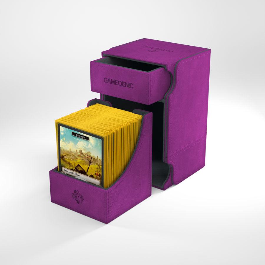 Deck Box: Watchtower Convertible Purple (100ct) - Trinity Hobby